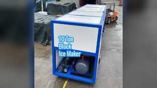 Machine à glace en bloc de 10 tonnes de qualité alimentaire