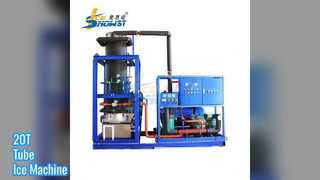 Machine à glace en tube 20T entièrement automatique 170KW