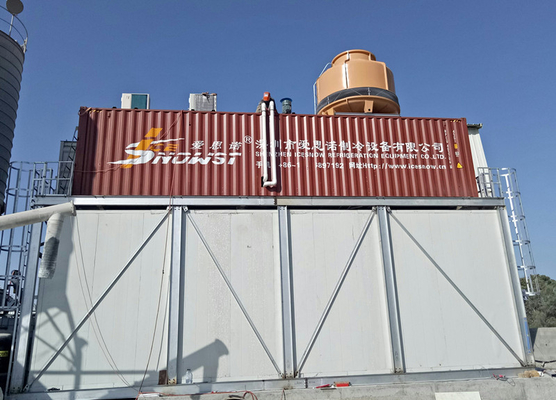 acheter Système de refroidissement du béton en conteneurs usine de fabrication de glace 30T online manufacture