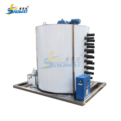 acheter 25 tonnes SS304 acier inoxydable évaporateur de glace en flocons machine à glace à échelle pour le traitement de l'abattage online manufacture