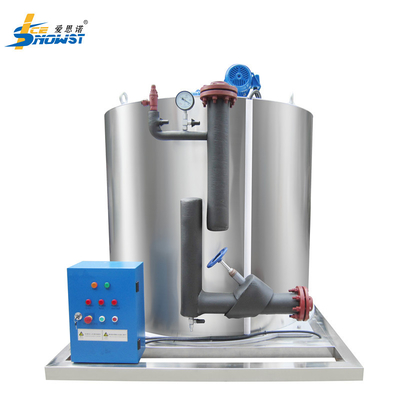 acheter 10 tonnes SS304 machine d'évaporation de flocons de glace en acier inoxydable avec système d'ammoniac online manufacture