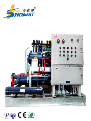 Contrôle de PLC de 30 Ton Freshwater Flake Ice Machine pour l'industrie chimique